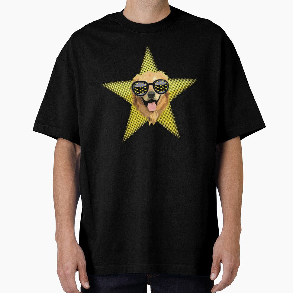 Golden Retriever Lovers Super Star by RiffXS T-Shirts, Hoodie, Sweatshirt | BlankRebels.com (Image 1)