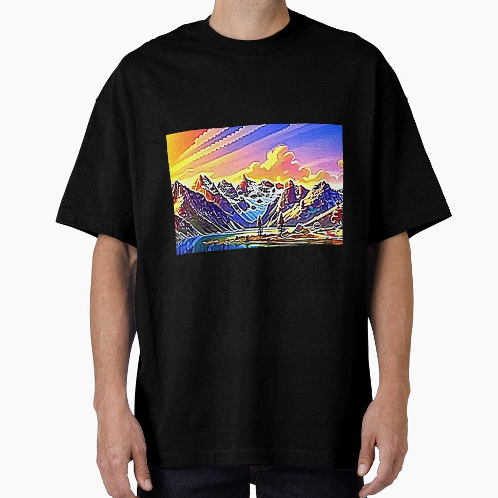 Mountain Lake Abstract by Steven  LaRussa T-Shirts, Hoodie, Sweatshirt | BlankRebels.com (Image 1)