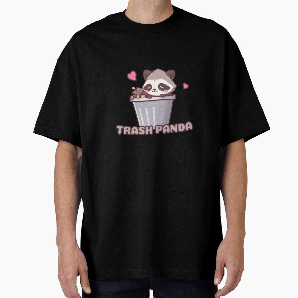 Trash Panda - Cute Raccoon in a Trashcan by floofydelight T-Shirts, Hoodie, Sweatshirt | BlankRebels.com (Image 1)
