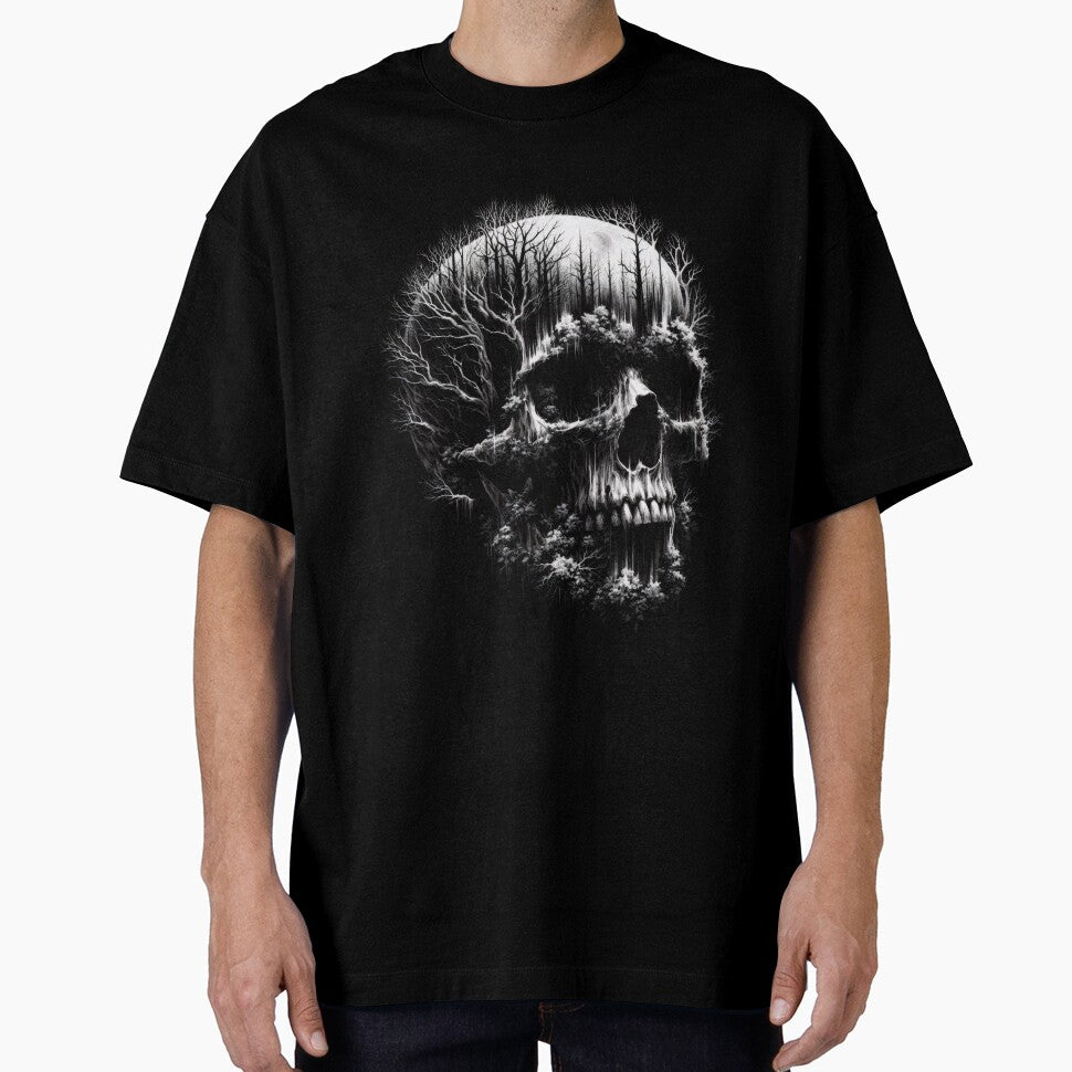 Skull Dark Forest Tree by Topmaxdesign T-Shirts, Hoodie, Sweatshirt | BlankRebels.com (Image 1)