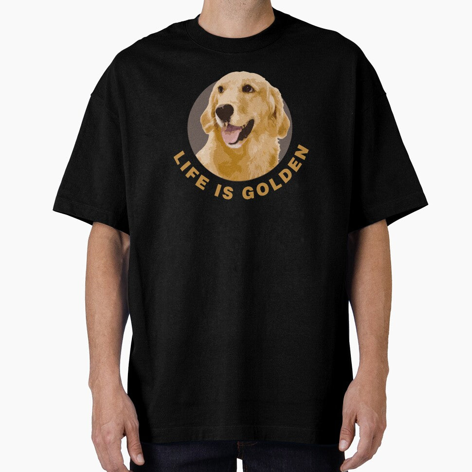 Life Is Golden, Retriever That Is by Futurebeachbum T-Shirts, Hoodie, Sweatshirt | BlankRebels.com (Image 1)