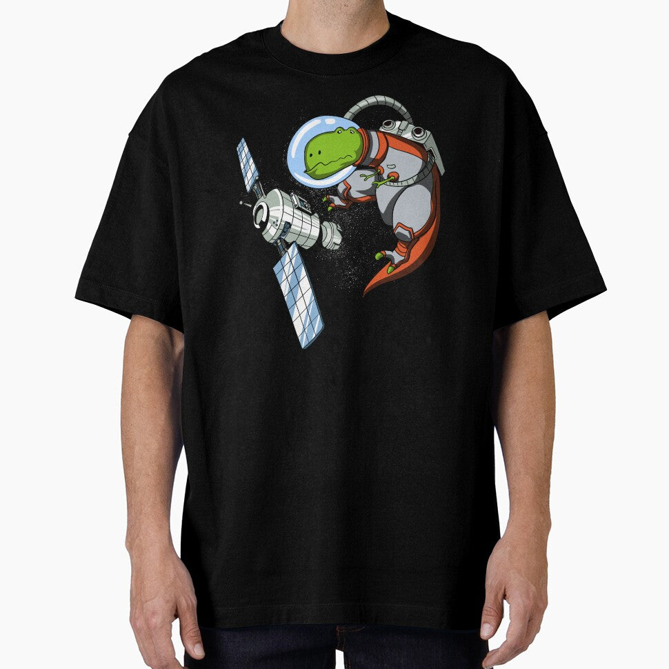 T-Rex Dinosaur Space Astronaut by underheaven T-Shirts, Hoodie, Sweatshirt | BlankRebels.com (Image 1)