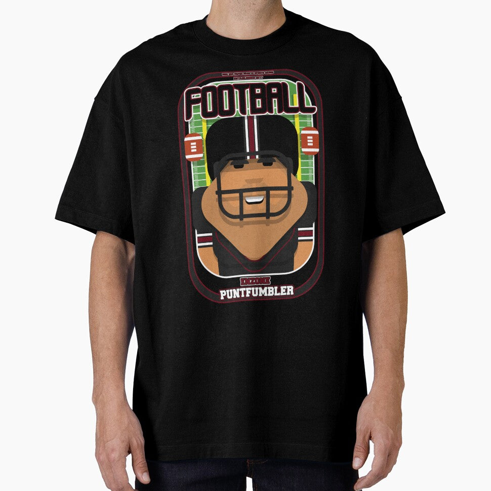American Football Black and Maroon - Enzone Puntfumbler - Seba version by boxedspaper T-Shirts, Hoodie, Sweatshirt (Image 1)