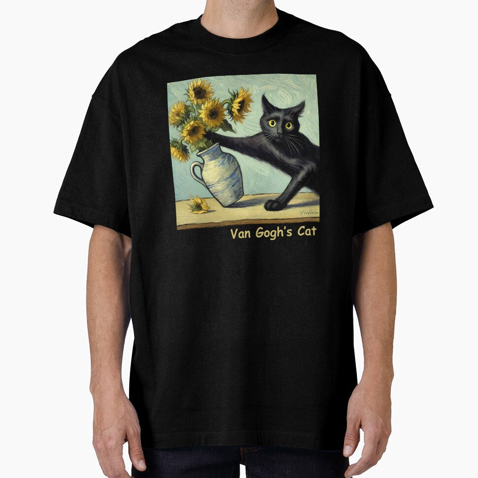 Van Gogh's Cat by LivingInThinAir T-Shirts, Hoodie, Sweatshirt | BlankRebels.com (Image 1)