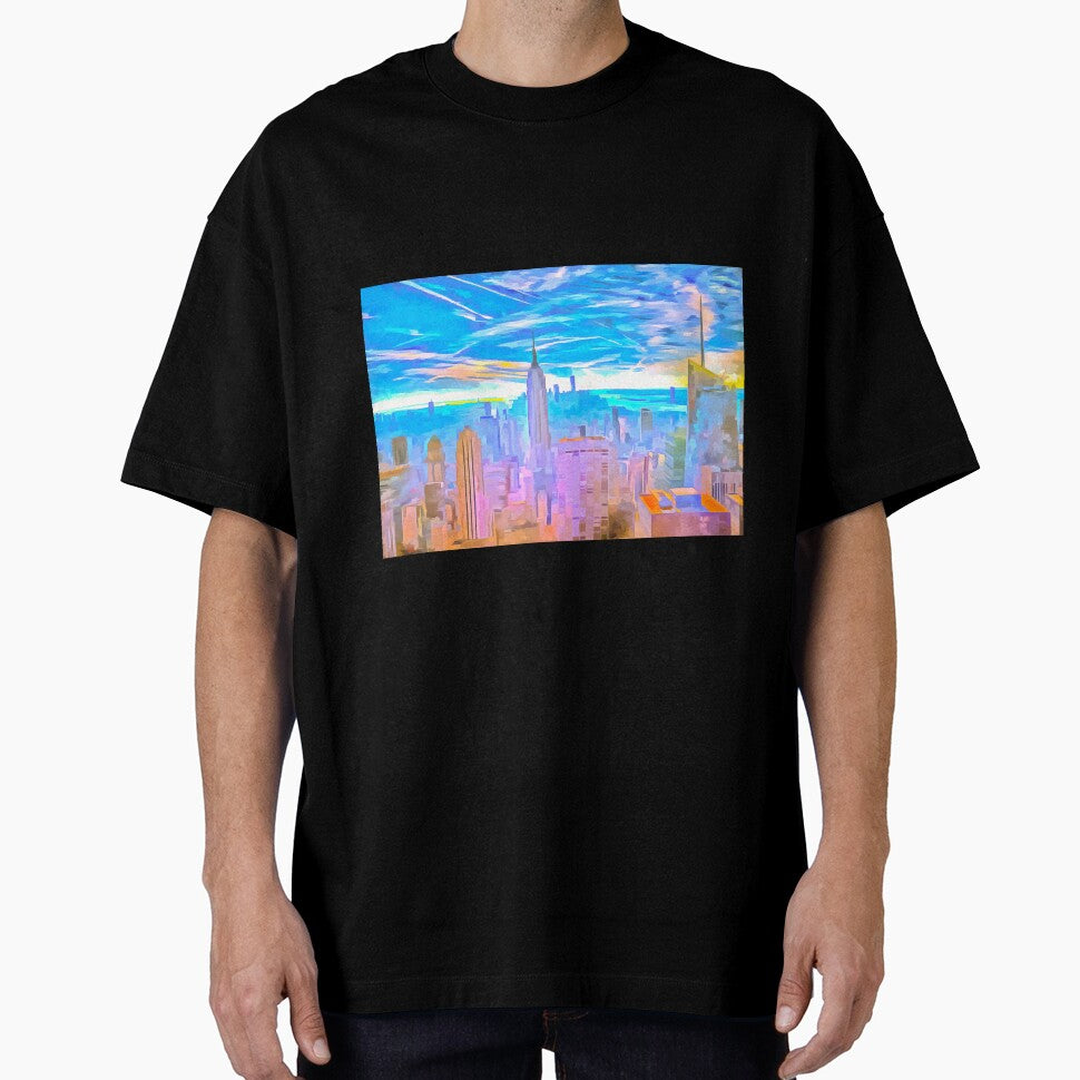 Manhattan Skyline Pop Art by bejacs