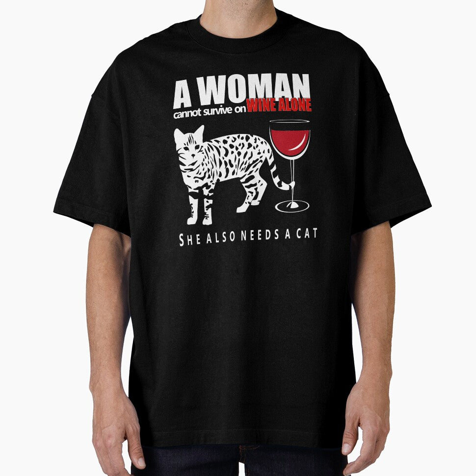Bengal Cat and Wine | NickerStickers® on Redbubble by NickerStickers T-Shirts, Hoodie, Sweatshirt | BlankRebels.com (Image 1)