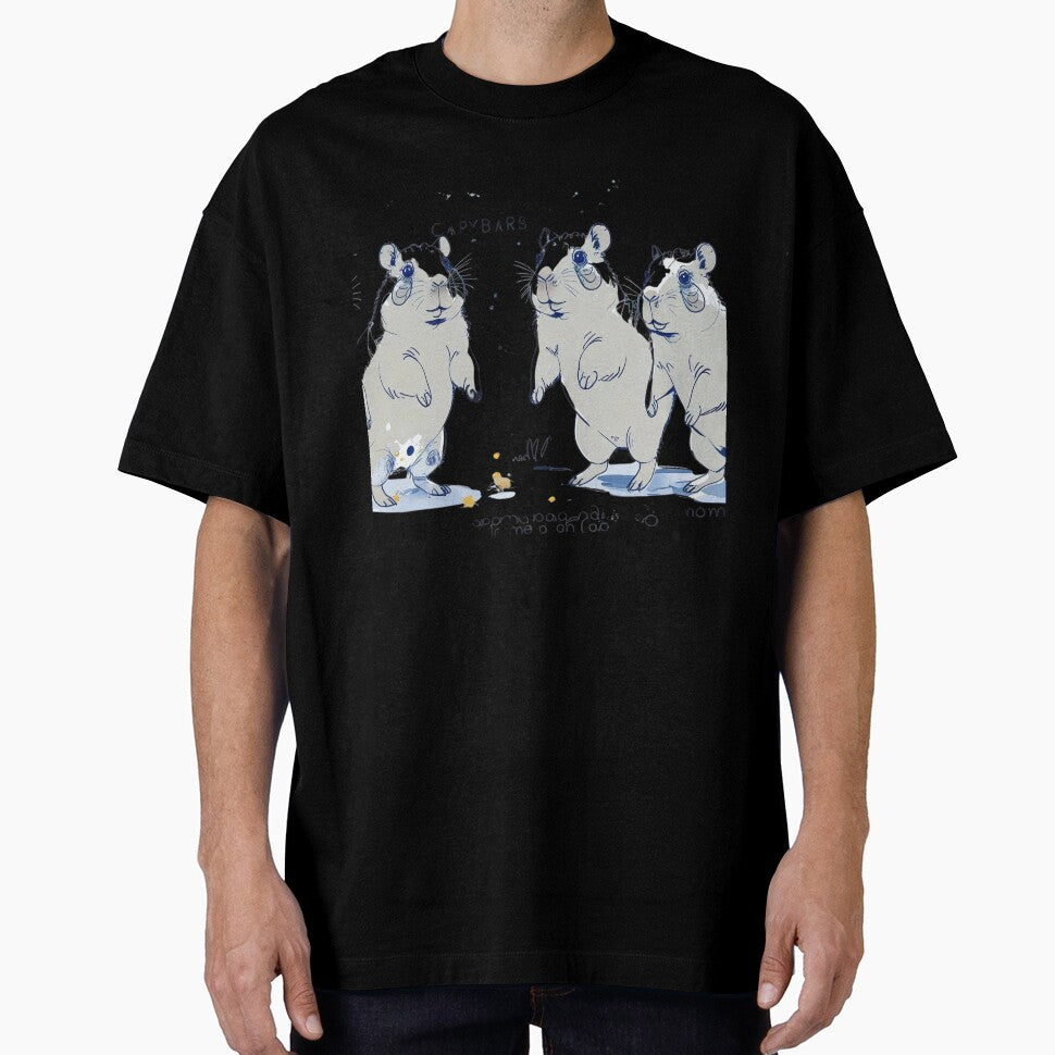 Capybara Conversation by Poliana ASDart by PolianaASDart T-Shirts, Hoodie, Sweatshirt | BlankRebels.com (Image 1)