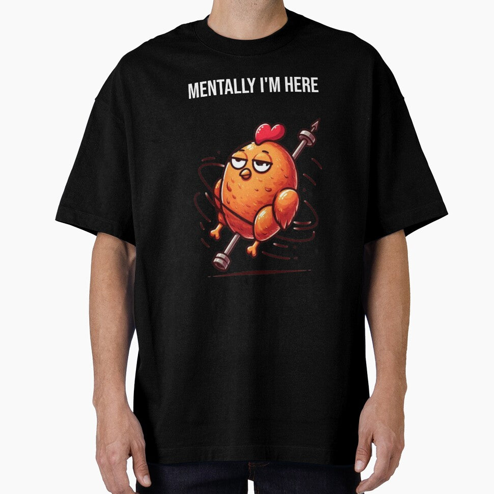 Mentally I’m Just Rotating – Cooked Chicken Vibes by Confuzz1ed T-Shirts, Hoodie, Sweatshirt | BlankRebels.com (Image 1)