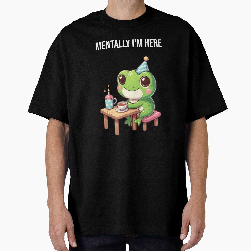 Mentally I’m at a Frog Tea Party – Whimsical Frog Design by Confuzz1ed T-Shirts, Hoodie, Sweatshirt (Image 1)