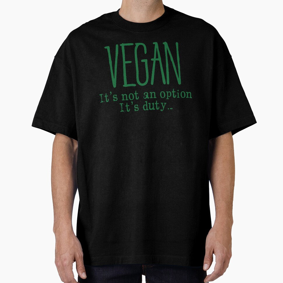 Vegan...Not an Option! Veganism Quote by EddieBalevo T-Shirts, Hoodie, Sweatshirt | BlankRebels.com (Image 1)