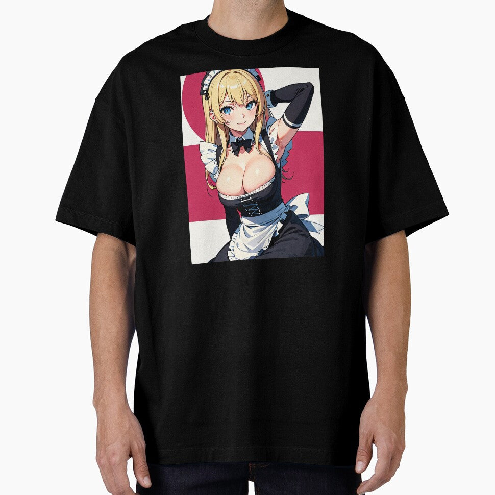 Blonde Hair Anime Maid Waifu by EnchantedAnime T-Shirts, Hoodie, Sweatshirt | BlankRebels.com (Image 1)