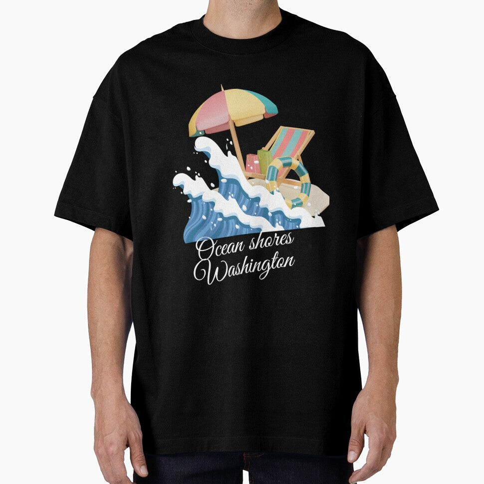 Ocean shores Washington cool design ?️? by Basma Store T-Shirts, Hoodie, Sweatshirt | BlankRebels.com (Image 1)