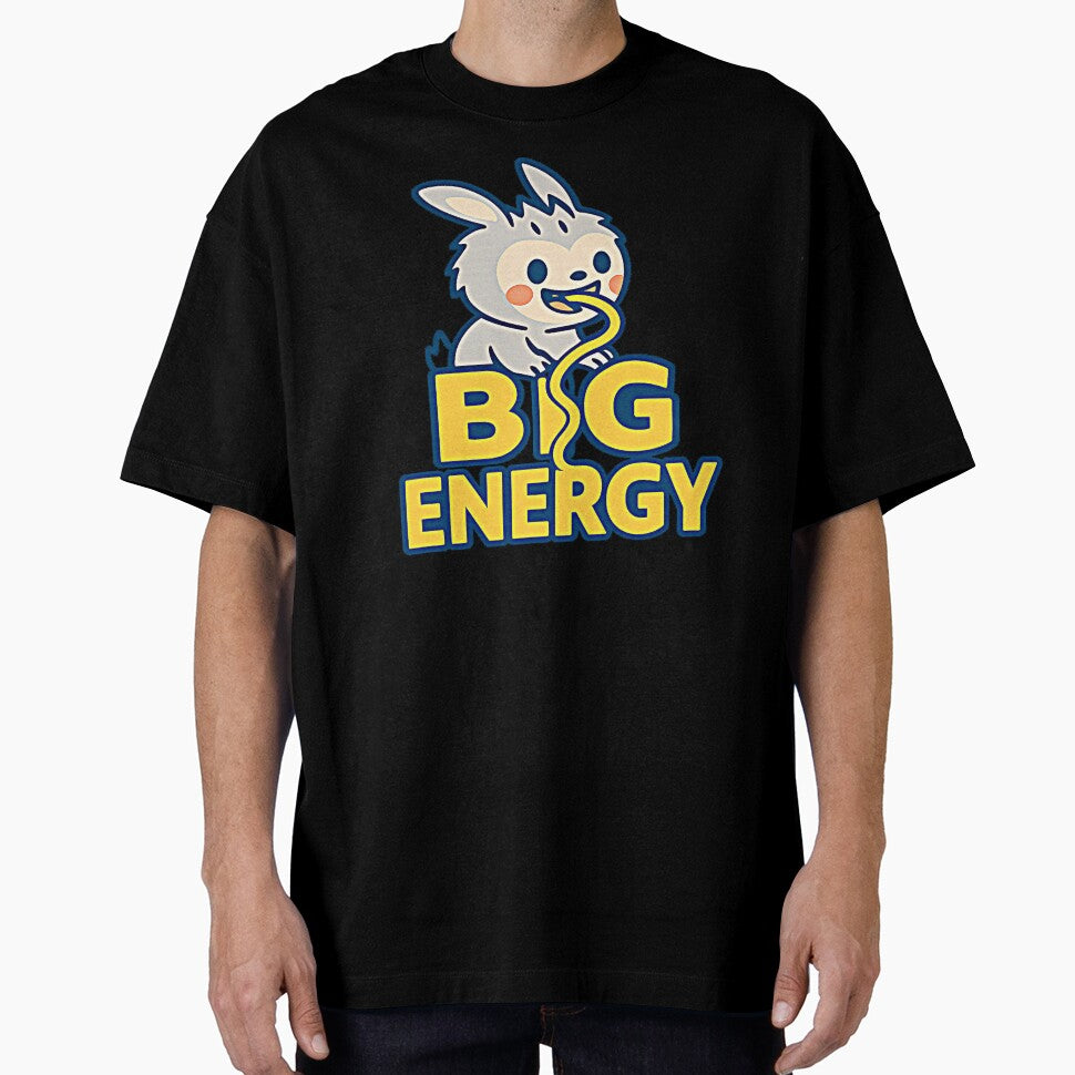 Labubu BIG ENERGY – Cute Kawaii Bunny Character Cartoon Art for Stickers, T-Shirts & Gifts by NovaThreads... (Image 1)