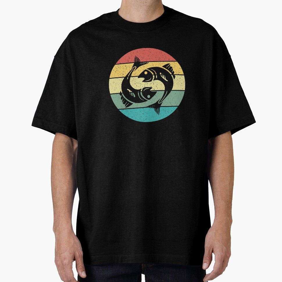 Aquarius Fish Sign Retro Vintage by Salvadax T-Shirts, Hoodie, Sweatshirt | BlankRebels.com (Image 1)