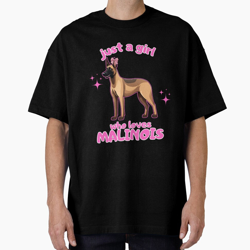 Just a girl who loves dogs Belgian Malinois by GoodyPaws T-Shirts, Hoodie, Sweatshirt | BlankRebels.com (Image 1)