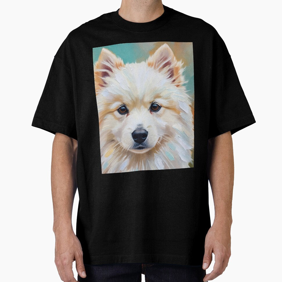 Japanese Spitz Painting by Juzzy72