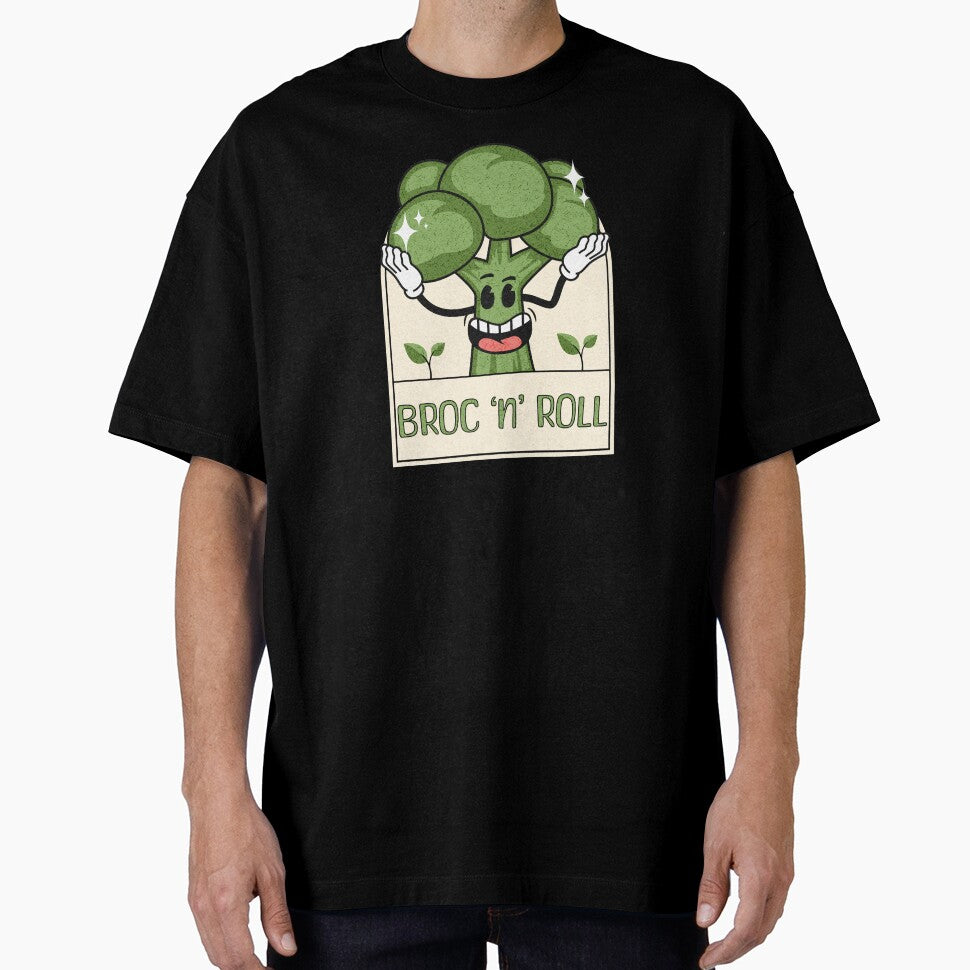 Broccoli and Music Lover Designs Broccoli and Music Lover Pun-Plant-Based and Vegan Humor by GreenSlate... (Image 1)