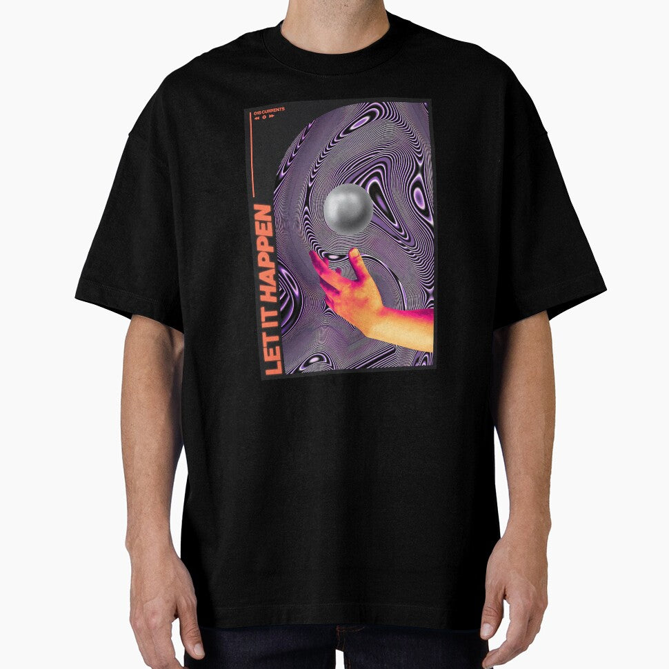 Band Psychedelic Rock Poster Let It Happen by HASSAN CAHCAH T-Shirts, Hoodie, Sweatshirt | BlankRebels.com (Image 1)