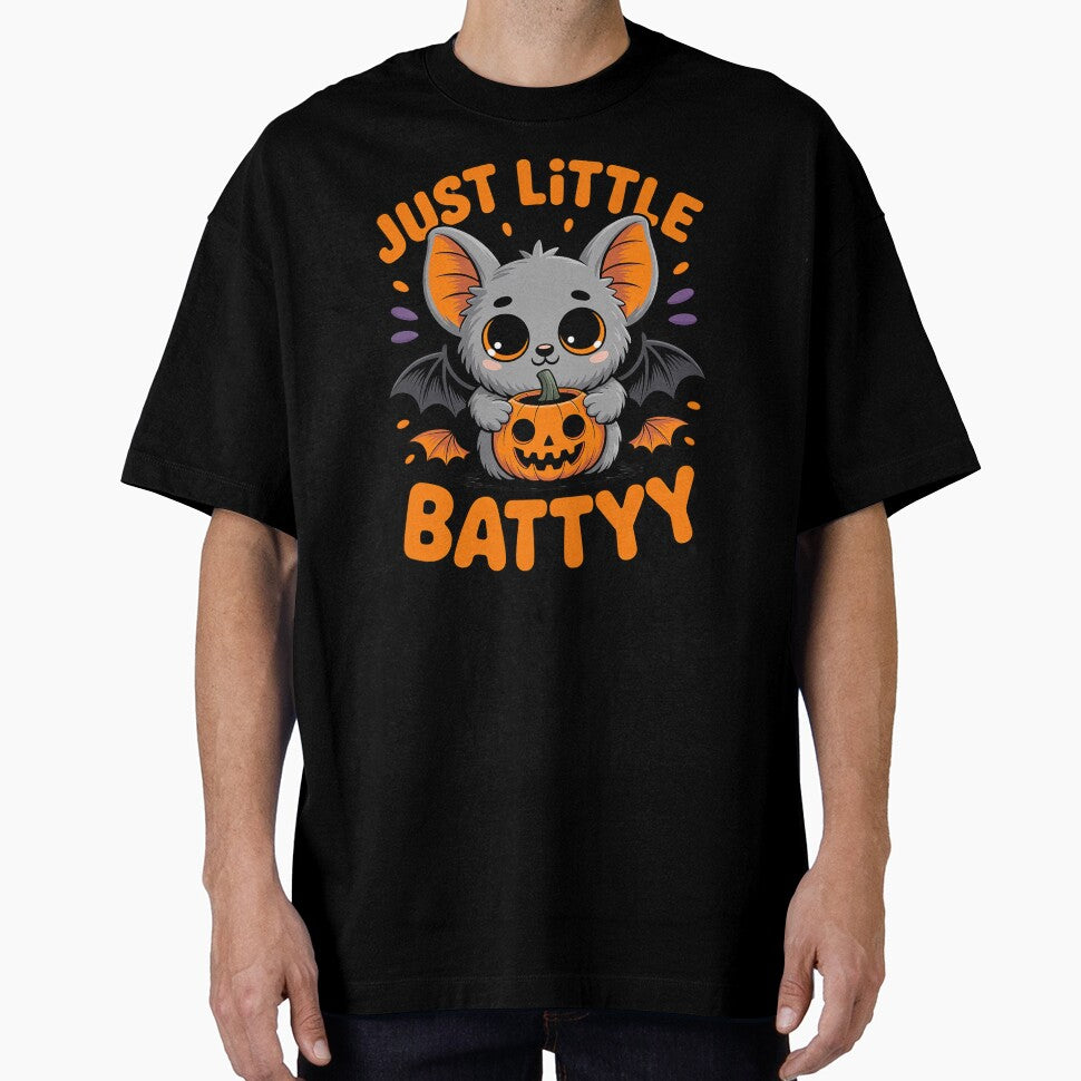 Just Little Batty Cute Halloween Spooky Bat by Rotasiin T-Shirts, Hoodie, Sweatshirt | BlankRebels.com (Image 1)