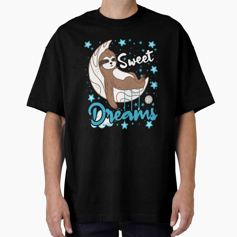 sweet dreams sloth-funny animals typography by Hartics T-Shirts, Hoodie, Sweatshirt | BlankRebels.com (Image 1)