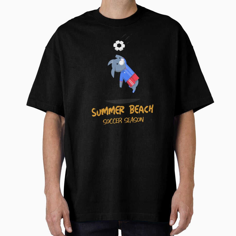 Summer beach soccer season rabbit vintage by Socool101