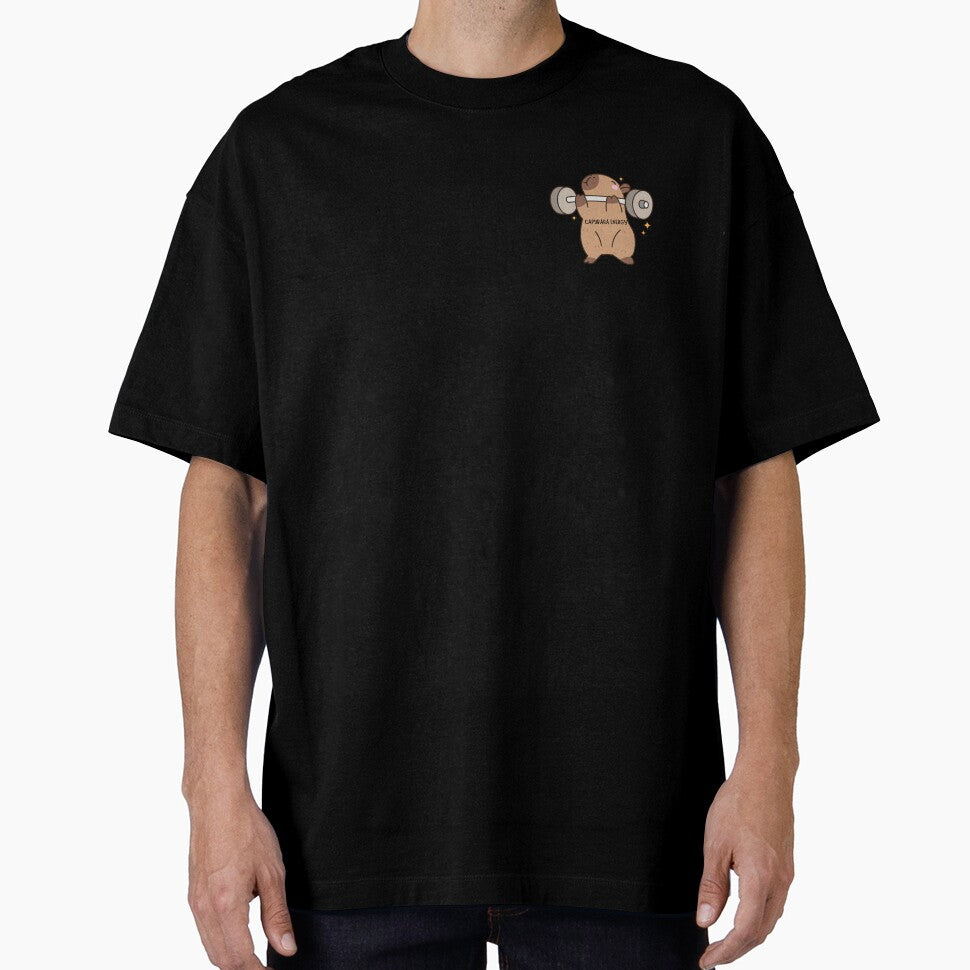 Capybara Energy – Cute Gym Workout Motivation by modyrn T-Shirts, Hoodie, Sweatshirt | BlankRebels.com (Image 1)