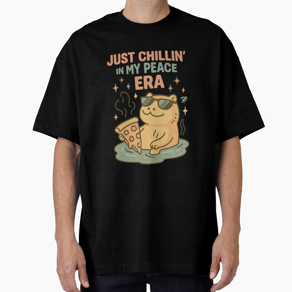 Relaxing Capybara Just Chillin My Peace Era T-Shirts, Hoodie, Sweatshirt