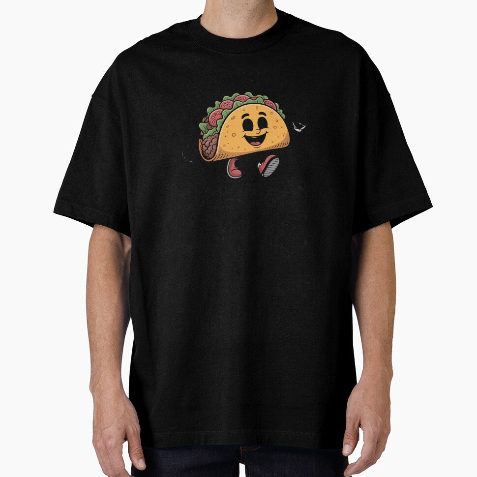 Taco 'Bout Delicious – Smiling Taco with Red Shoes & Salsa Moves by teevoxx