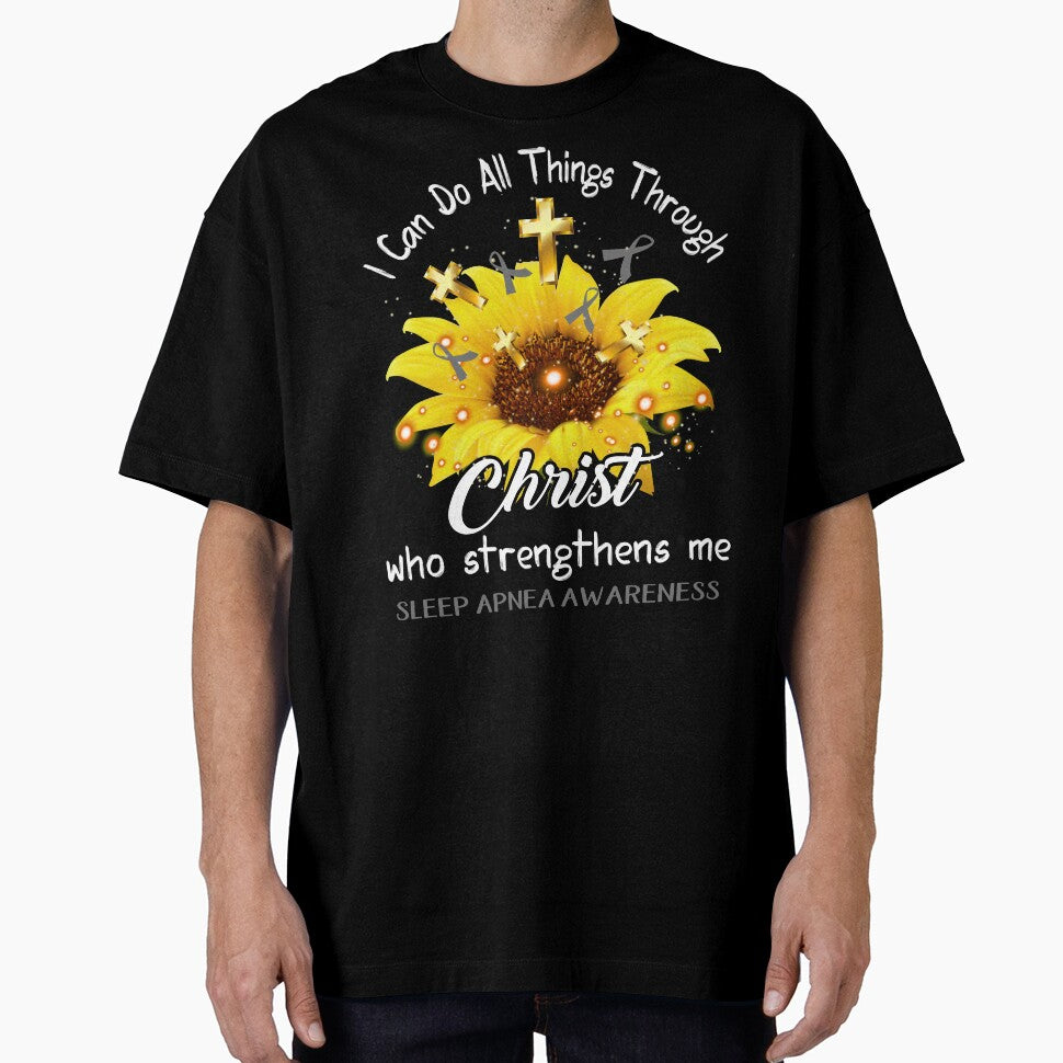 I Can Do All Things Through Christ Who Strengthens Me Sleep Apnea Awareness by rechardtee