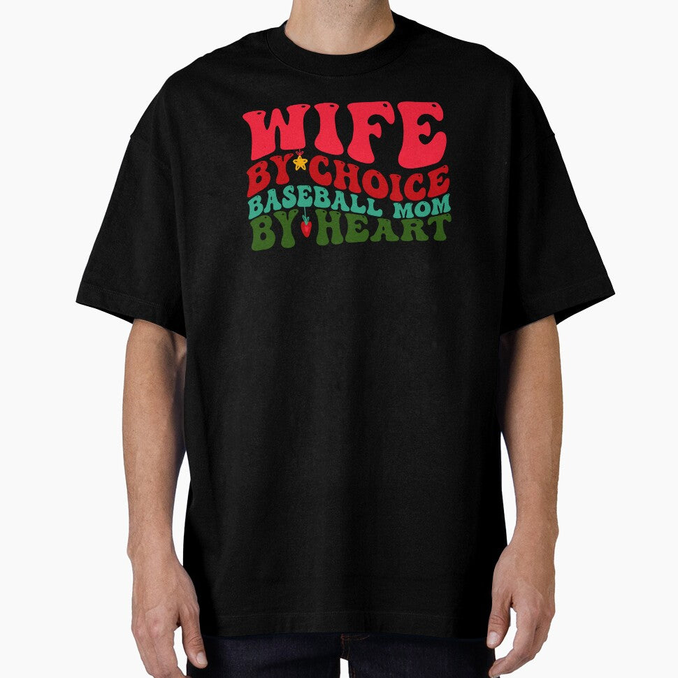 Baseball Mom Wife Christmas Xmas Funny Groovy by aymanehammi