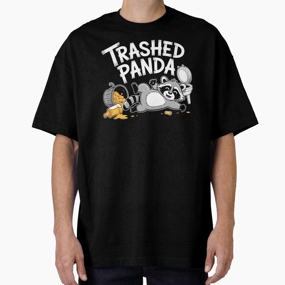 Trashed Panda Drunk Raccoon – Raccoon Meme Shirt by Redgiant87x Hoodie, Sweatshirt | BlankRebels.com (Image 1)