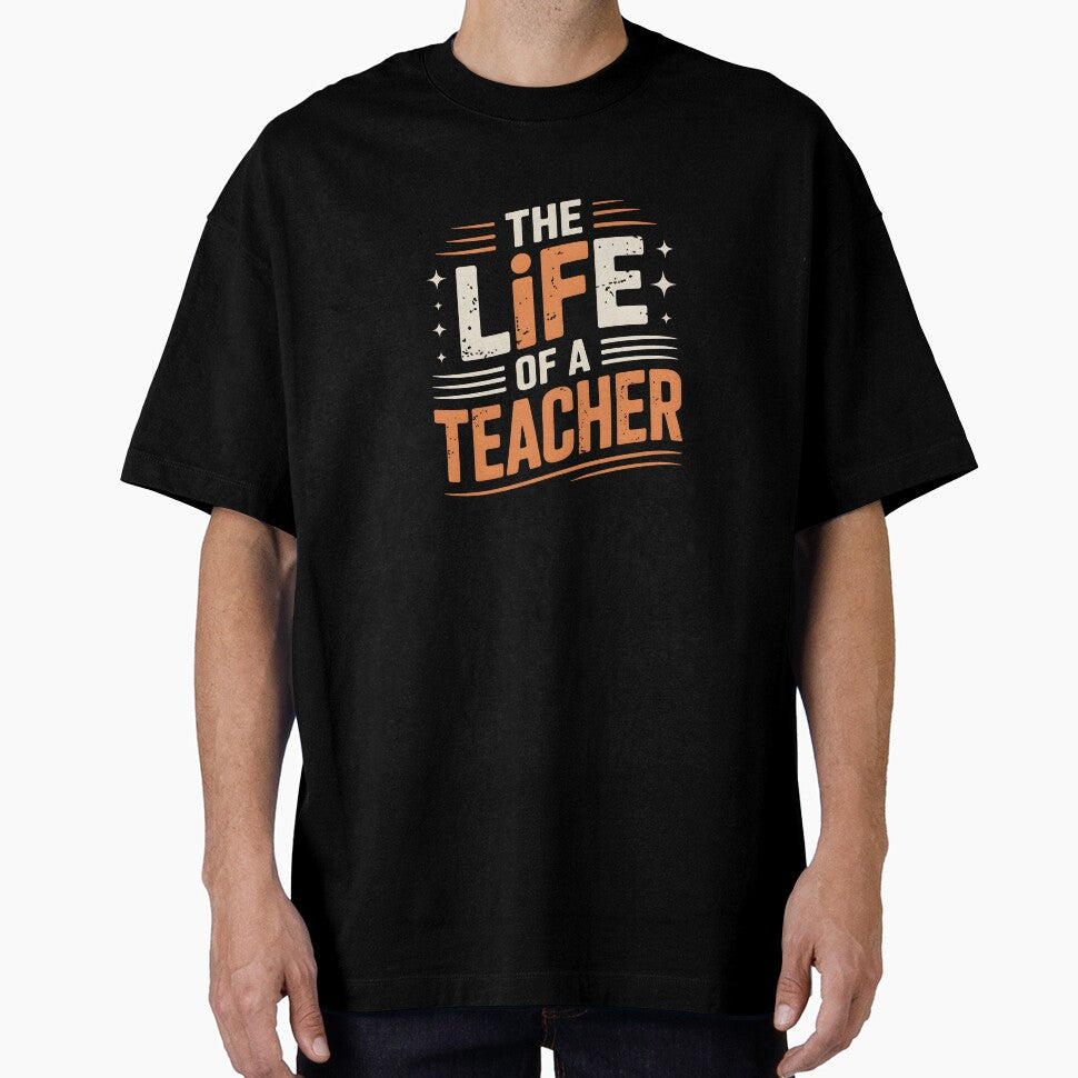 Life Teacher Vintage Typography Quote T-Shirts, Hoodie, Sweatshirt