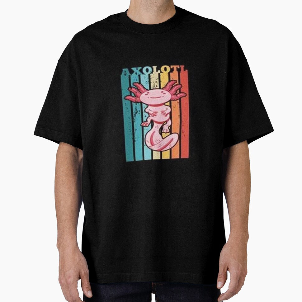 Cute Axolotl Retro Kawaii by Animoxz3 T-Shirts, Hoodie, Sweatshirt | BlankRebels.com (Image 1)