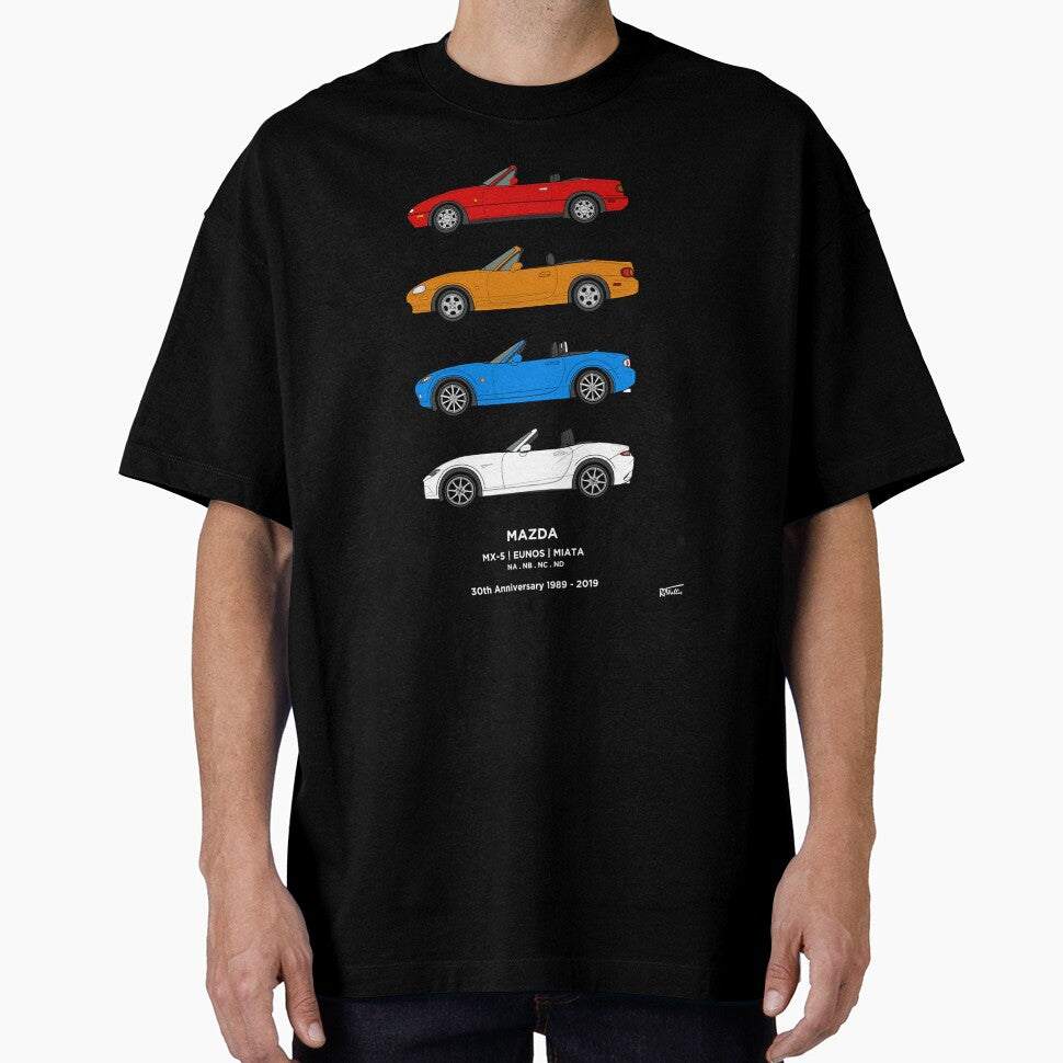 MX 5 Miata Eunos 30th Car T-Shirts, Hoodie, Sweatshirt