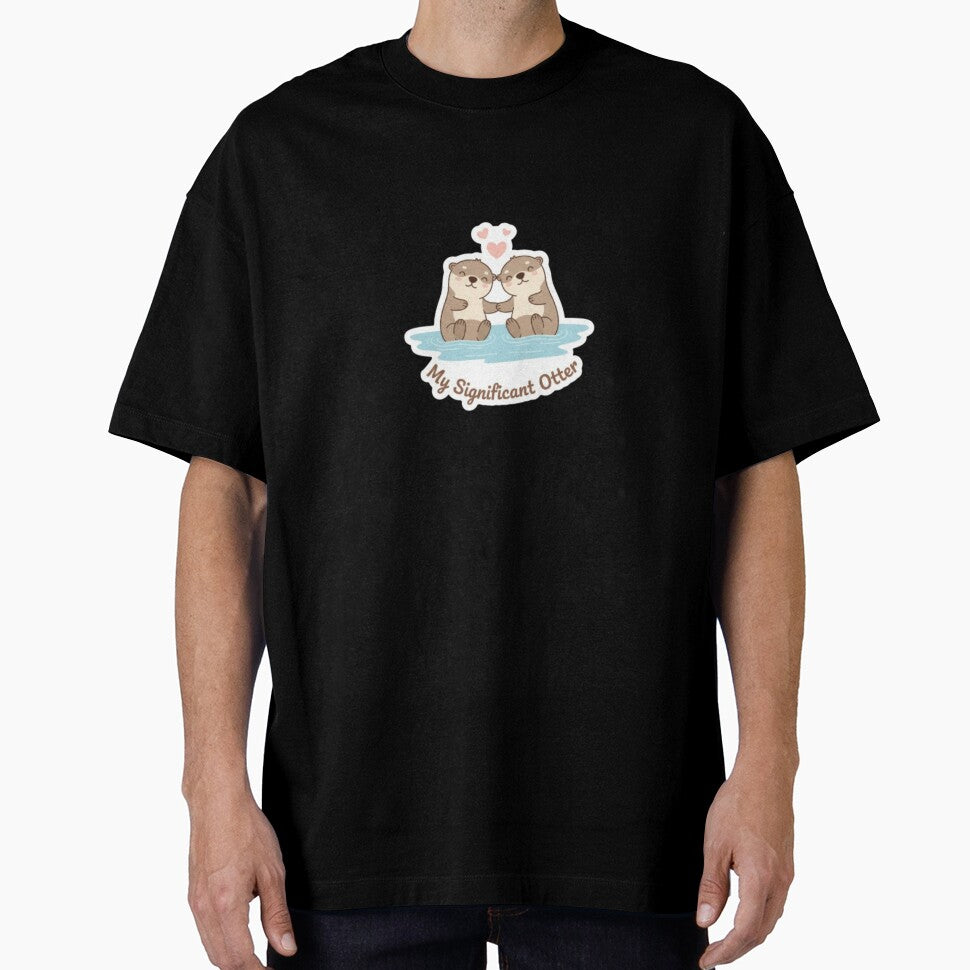 Cute Otter Couple: Significant Otter by LaElee T-Shirts, Hoodie, Sweatshirt | BlankRebels.com (Image 1)
