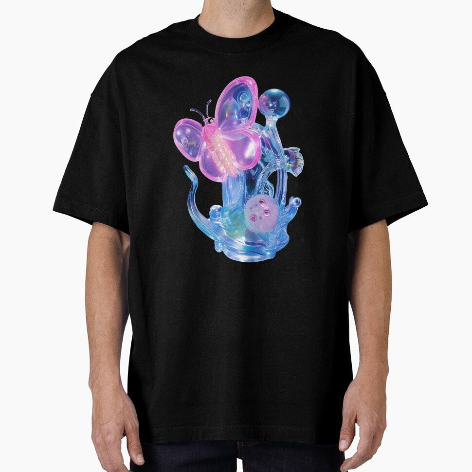 Frutiger Aero Butterfly Fantasy by dragon-mignon T-Shirts, Hoodie, Sweatshirt | BlankRebels.com (Image 1)