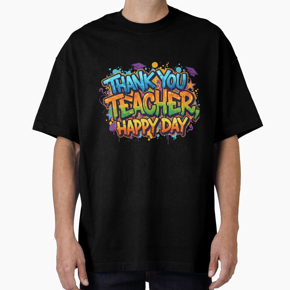 Urban Art Appreciation: Thank You Teacher by VibranPalette T-Shirts, Hoodie, Sweatshirt | BlankRebels.com (Image 1)