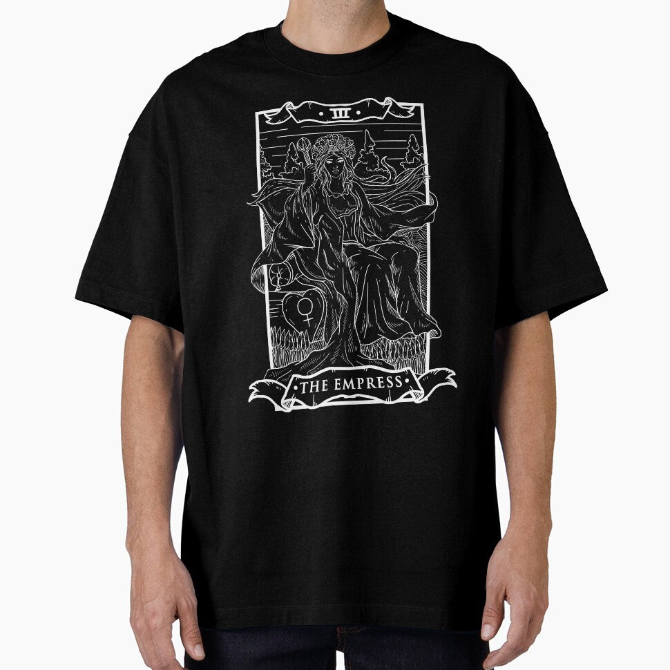 Tarot Card The Empress Dark Edition by Fabian Manser T-Shirts, Hoodie, Sweatshirt | BlankRebels.com (Image 1)