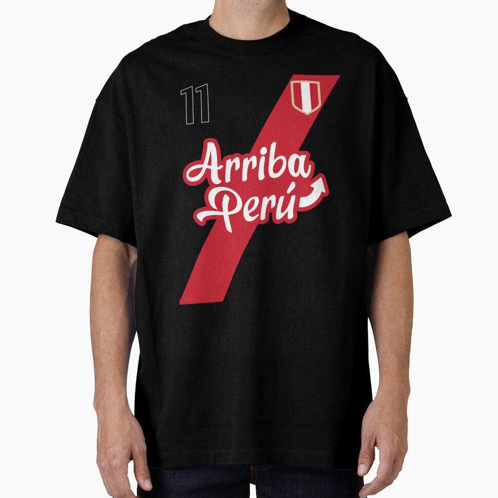 Retro Arriba Peru Soccer Jersey 11 Peruvian Futbol Gift Tee Jersey Peruvian Fanatic Gift  Retro Peruvian Gift Vintage Peru Shirt Peru Llama Cusco Gift Idea by HallelujahTees