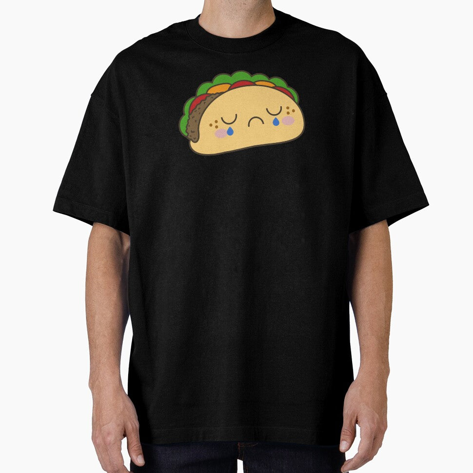 Sad Kawaii Taco by NIFE-FUN T-Shirts, Hoodie, Sweatshirt | BlankRebels.com (Image 1)