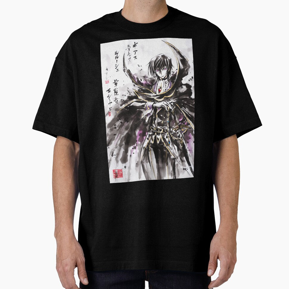 Lelouch Sumi-e by AnimeArsenalPrints