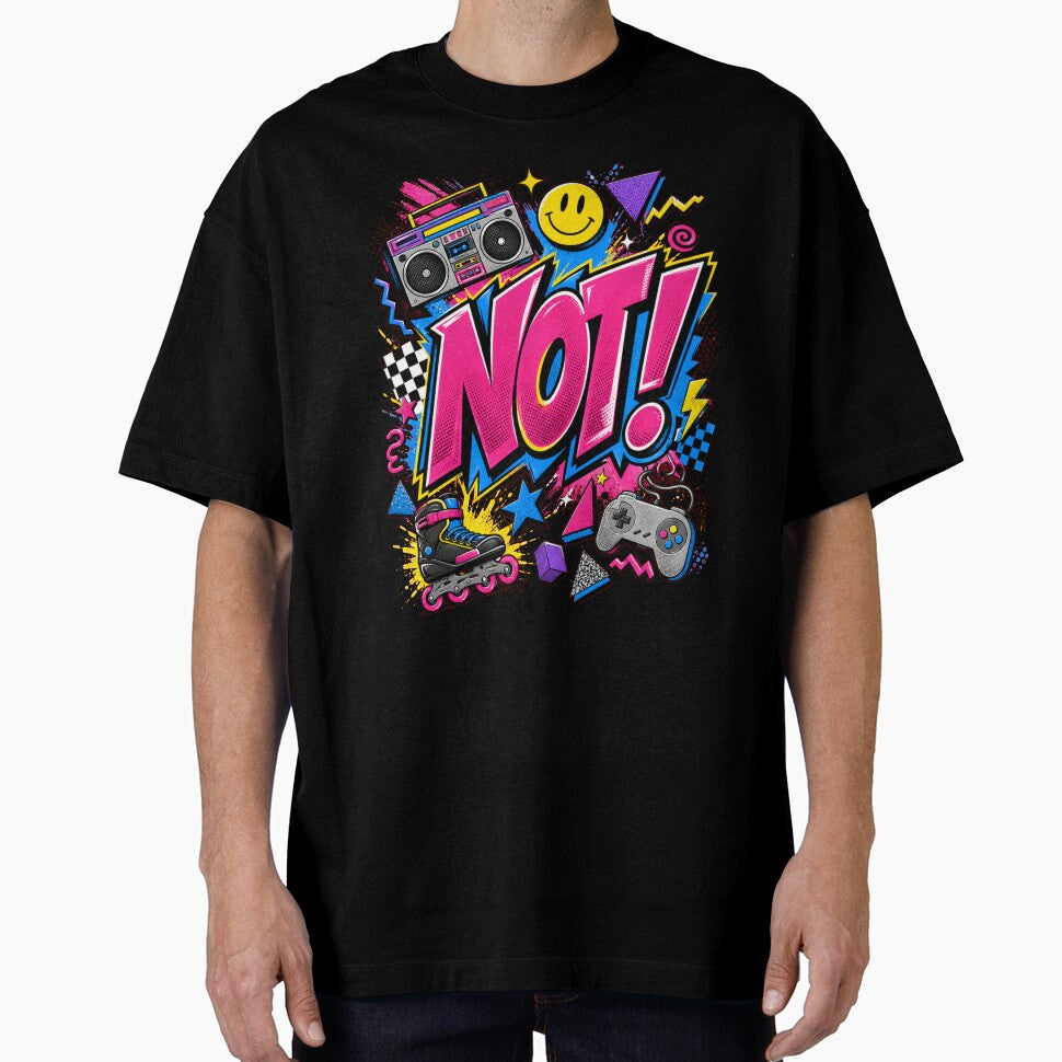 Not! - Retro 90s Throwback by Vintage Vibes by Paul Boyer