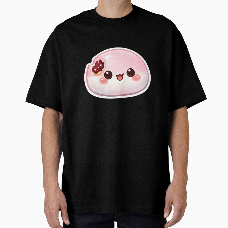 Cute Mochi Character – Kawaii Japanese Dessert Sticker by DesignEG