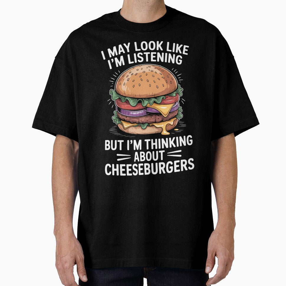 Funny Cheeseburger For Men Women Burger Lovers by tiemacopaxer T-Shirts, Hoodie, Sweatshirt | BlankRebels.com (Image 1)