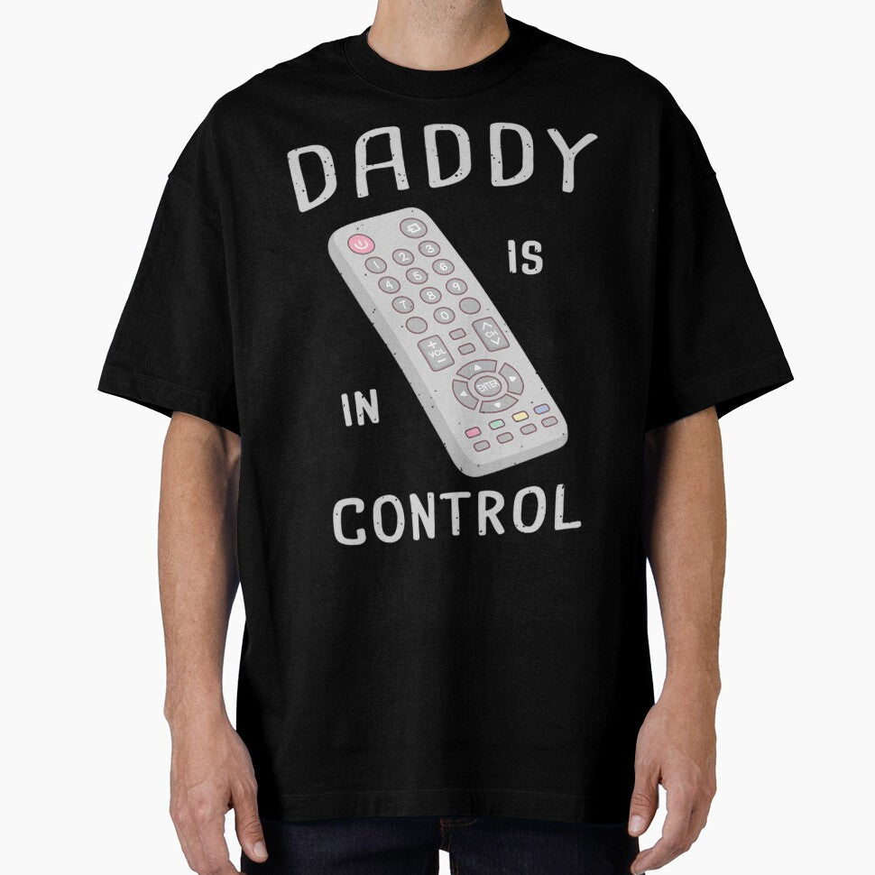 Daddy Controls It All Remote Dad Gift by Mary Pollard T-Shirts, Hoodie, Sweatshirt | BlankRebels.com (Image 1)