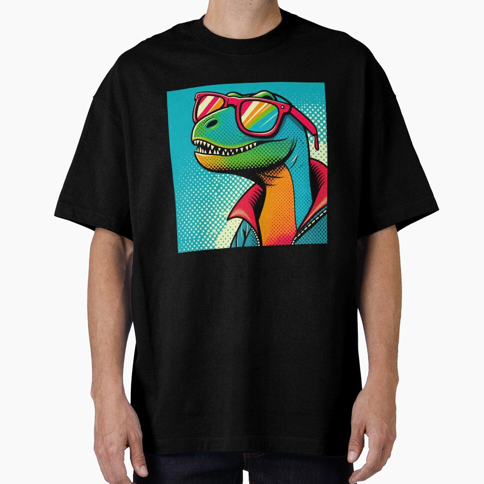 Cool Dinosaur Pop Art Style by artofuniverse T-Shirts, Hoodie, Sweatshirt | BlankRebels.com (Image 1)