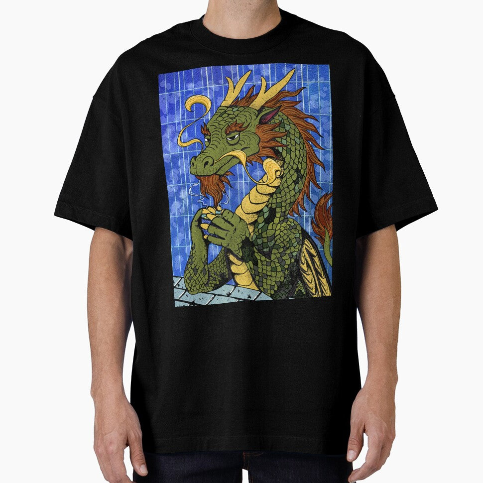 Green Tea Dragon by DarkRoastDragon T-Shirts, Hoodie, Sweatshirt | BlankRebels.com (Image 1)