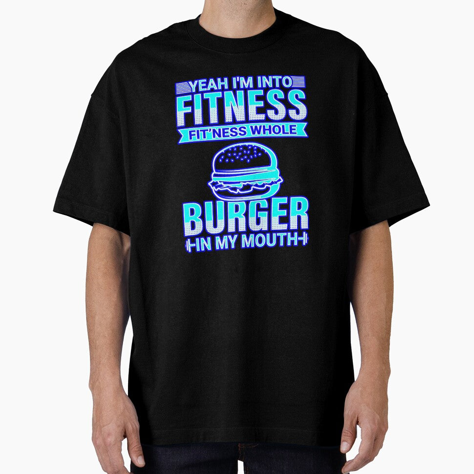 Funny Burger Lover Fitness #1 by creativerooney