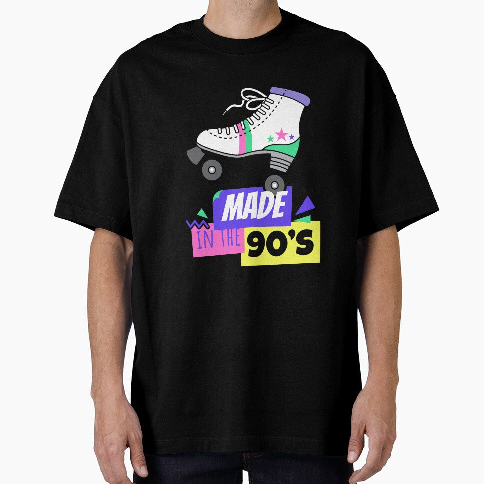 Made In the 90's -  Old School Roller Skate Design - by onjcdesign T-Shirts, Hoodie, Sweatshirt | BlankRebels.com (Image 1)