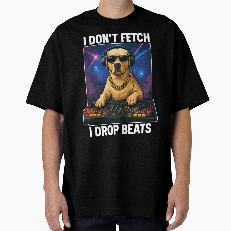 Labrador DJ: I Don't Fetch, I Drop Beats! by Pineapple-Tree T-Shirts, Hoodie, Sweatshirt | BlankRebels.com (Image 1)